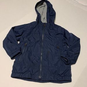 Gap Navy boys lined windbreaker, size 4 toddler